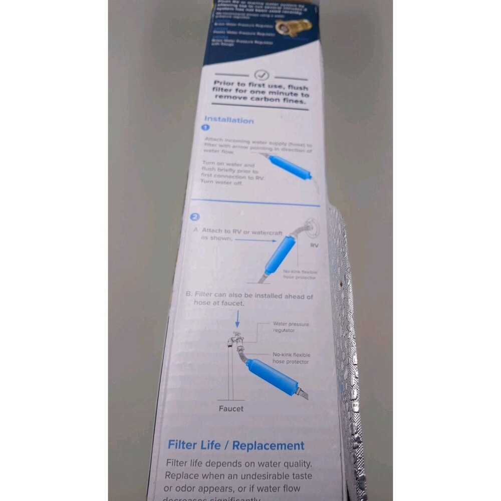 Camco Tastepure RV Water Filter - New & Advanced RV Inline Water Filter - Picture 3 of 9